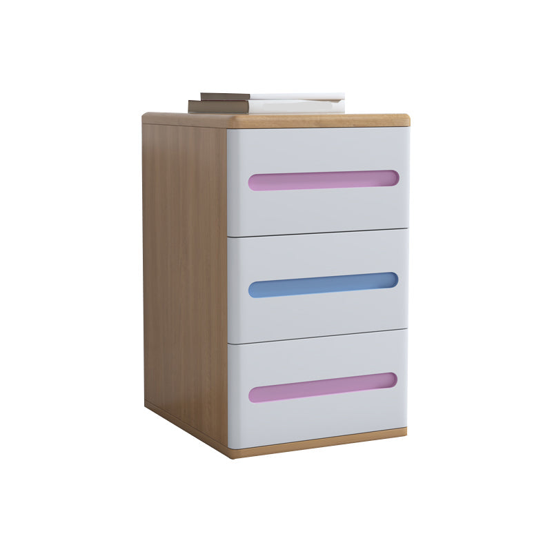 3 - Drawers Contemporary Bedside Cabinet Antique Finish Bed Nightstand Clearhalo 'Bedroom Furniture' 'furn' 'furn_night_stand' 'Furniture' 'night_stand' 'Nightstands' 6583462