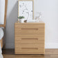 3 - Drawers Contemporary Bedside Cabinet Antique Finish Bed Nightstand Clearhalo 'Bedroom Furniture' 'furn' 'furn_night_stand' 'Furniture' 'night_stand' 'Nightstands' 6583465