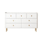15,6-inch W opbergkist Klassiek Glam Stone opbergkistcommode