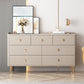 15,6-inch W opbergkist Klassiek Glam Stone opbergkistcommode