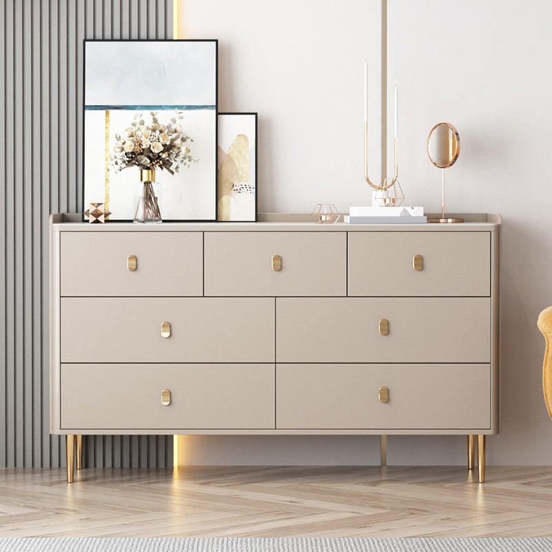 15,6-inch W opbergkist Klassiek Glam Stone opbergkistcommode