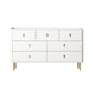 15,6-inch W opbergkist Klassiek Glam Stone opbergkistcommode