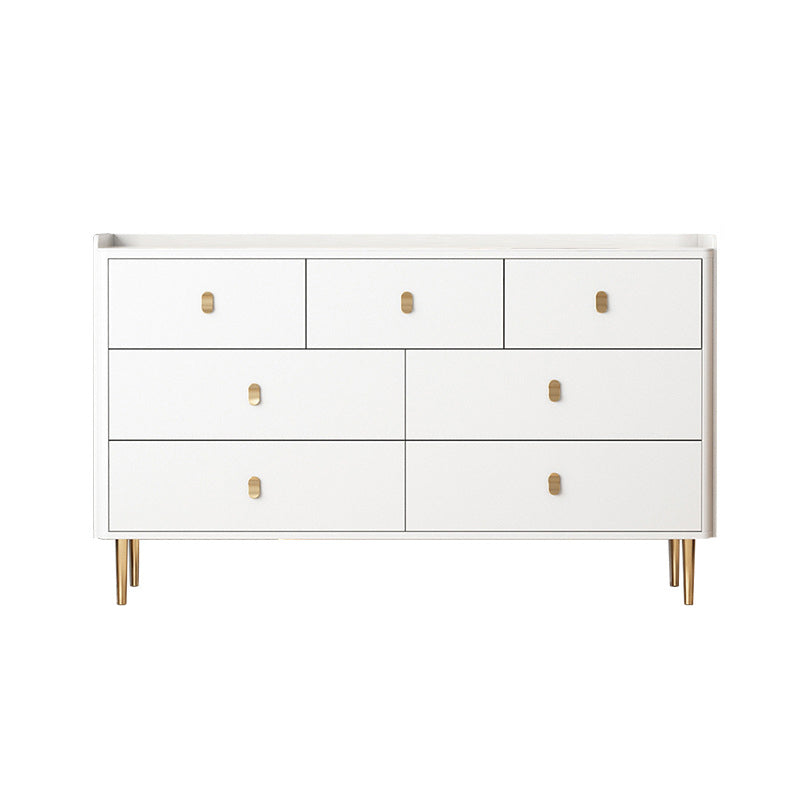 15,6-inch W opbergkist Klassiek Glam Stone opbergkistcommode