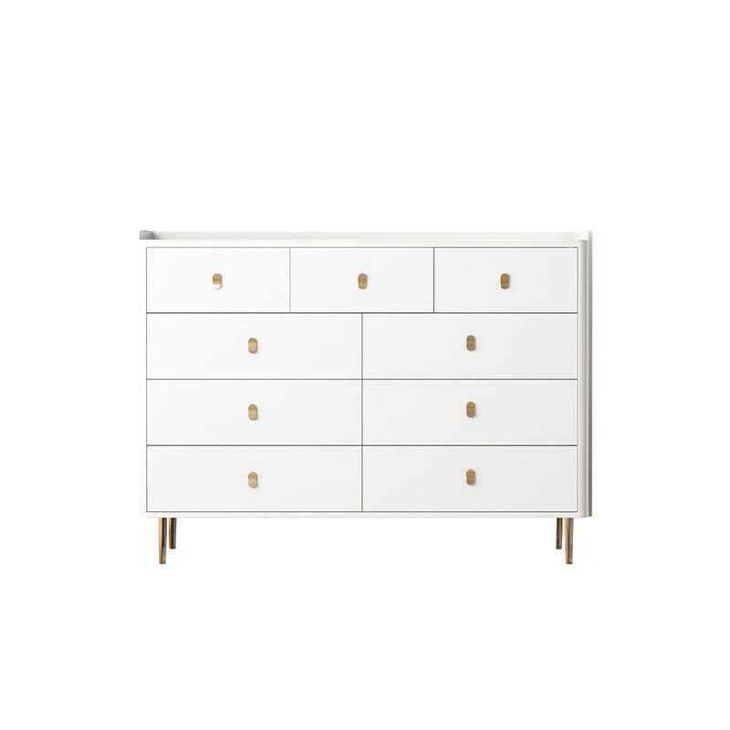 15,6-inch W opbergkist Klassiek Glam Stone opbergkistcommode