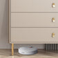 15,6-inch W opbergkist Klassiek Glam Stone opbergkistcommode
