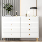 15.6-inch W Storage Chest Classic Glam Stone Storage Chest Dresser