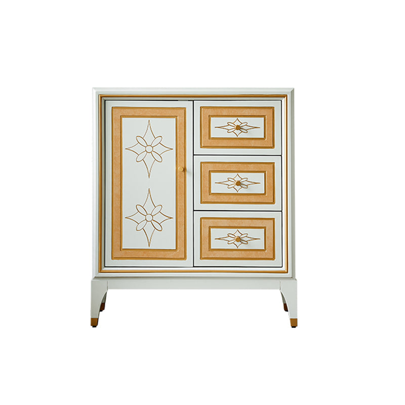 14.82-inch Width Storage Chest Manufactured Wood Contemporary Dresser 31"L x 15"W x 37"H Gold Clearhalo 'Bedroom Furniture' 'Dressers & Chests' 'dressers_chests' 'furn' 'furn_dressers_chests' 'Furniture' 6583809