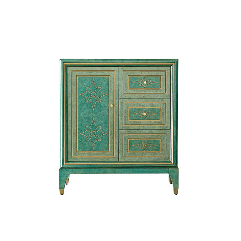 14.82-inch Width Storage Chest Manufactured Wood Contemporary Dresser 31"L x 15"W x 37"H Green Clearhalo 'Bedroom Furniture' 'Dressers & Chests' 'dressers_chests' 'furn' 'furn_dressers_chests' 'Furniture' 6583810