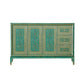 14.82-inch Width Storage Chest Manufactured Wood Contemporary Dresser 55"L x 15"W x 37"H Green Clearhalo 'Bedroom Furniture' 'Dressers & Chests' 'dressers_chests' 'furn' 'furn_dressers_chests' 'Furniture' 6583812