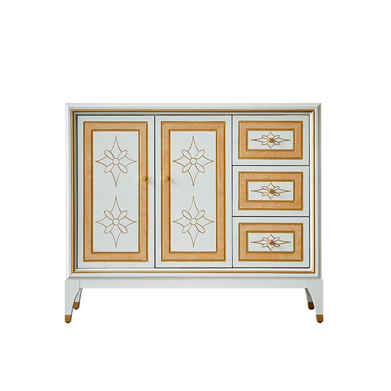 14.82-inch Width Storage Chest Manufactured Wood Contemporary Dresser 43"L x 15"W x 37"H Gold Clearhalo 'Bedroom Furniture' 'Dressers & Chests' 'dressers_chests' 'furn' 'furn_dressers_chests' 'Furniture' 6583817