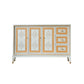 14.82-inch Width Storage Chest Manufactured Wood Contemporary Dresser 55"L x 15"W x 37"H Gold Clearhalo 'Bedroom Furniture' 'Dressers & Chests' 'dressers_chests' 'furn' 'furn_dressers_chests' 'Furniture' 6583819