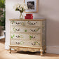 Coastal Storage Chest Dresser Solid Wood Dresser for Bedroom