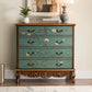 Coastal Storage Chest Dresser Solid Wood Dresser for Bedroom