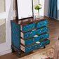 Coastal Storage Chest Dresser Solid Wood Dresser for Bedroom