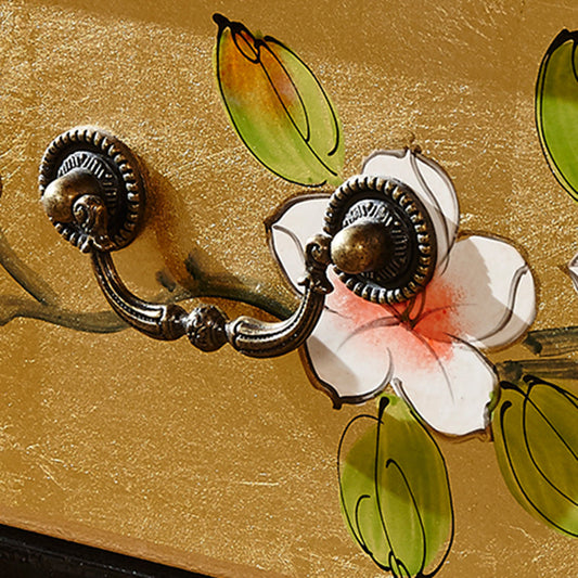 Coastal Storage Chest Dresser Solid Wood Dresser for Bedroom