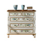 Coastal Storage Chest Dresser Solid Wood Dresser for Bedroom
