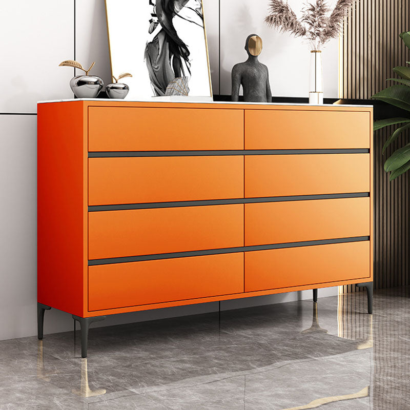 Glam Vertical Stone Storage Tobbone della camera da letto con 8 cassetti