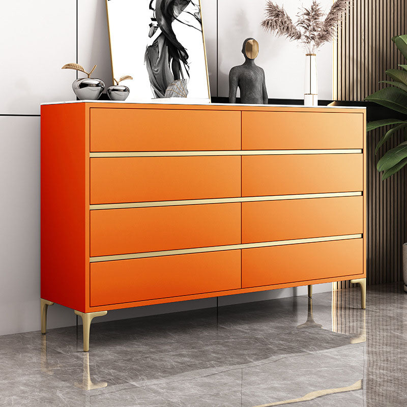 Glam Vertical Stone Storage Tobbone della camera da letto con 8 cassetti