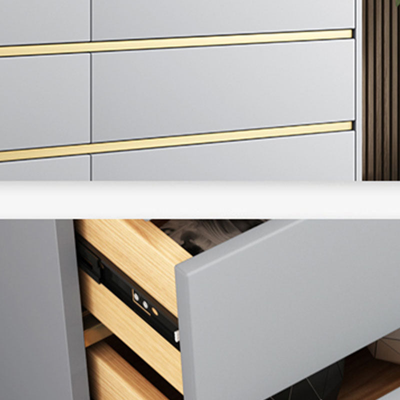 Glam Vertical Stone Storage Tobbone della camera da letto con 8 cassetti