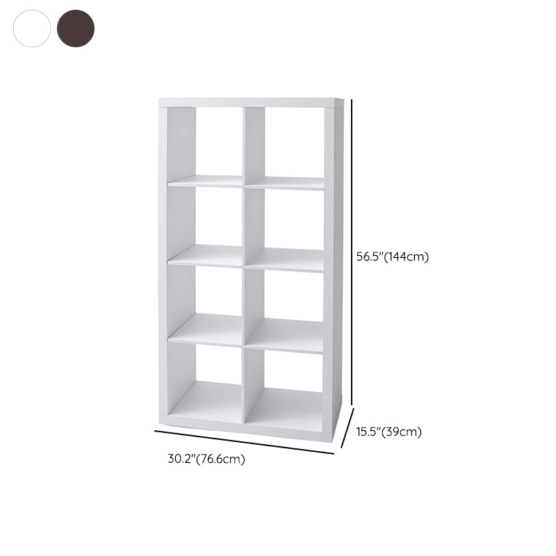 Estantería de madera de ingeniería moderna estantería estándar abierta (cajones no incluidos)