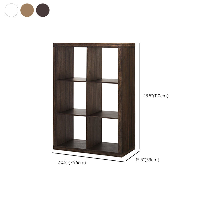 Estantería de madera de ingeniería moderna estantería estándar abierta (cajones no incluidos)