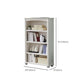 Wooden Closed Back Bookcase Contemporary Standard Bookshelf with Shelves