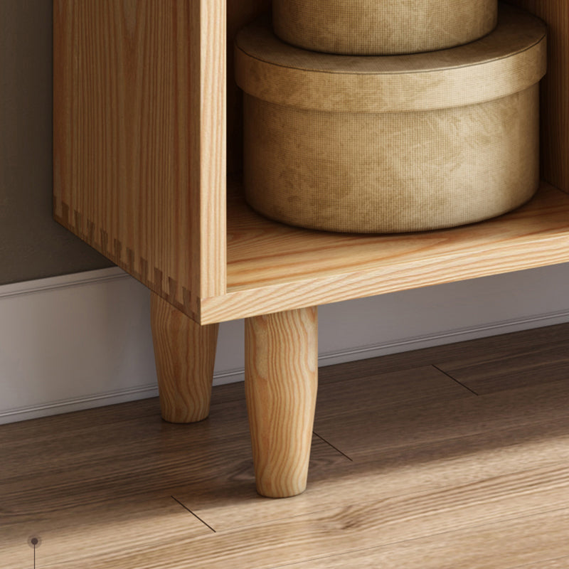 Natural Standard Bookshelf Wooden Contemporary Bookcase with Shelves Clearhalo 'Bookcases' 'furn' 'furn_bookcases' 'Furniture' 'Office Furniture' 6584617