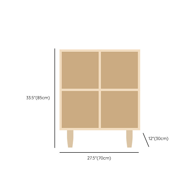 Natural Standard Bookshelf Wooden Contemporary Bookcase with Shelves Clearhalo 'Bookcases' 'furn' 'furn_bookcases' 'Furniture' 'Office Furniture' 6584627