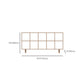 Contemporary Wooden Bookcase Standard Natural Bookshelf with Shelves