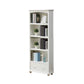 Wooden Closed Back Bookcase Standard Contemporary Bookshelf with Shelves