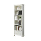 Wooden Closed Back Bookcase Standard Contemporary Bookshelf with Shelves