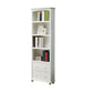 Wooden Closed Back Bookcase Standard Contemporary Bookshelf with Shelves