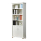 Wooden Closed Back Bookcase Standard Contemporary Bookshelf with Shelves