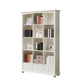 Wooden Closed Back Bookcase Standard Contemporary Bookshelf with Shelves