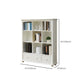 Wooden Closed Back Bookcase Standard Contemporary Bookshelf with Shelves
