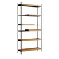 Contemporary Wooden Bookshelf Open Back Etagere Bookcase with Shelves Clearhalo 'Bookcases' 'furn' 'furn_bookcases' 'Furniture' 'Office Furniture' 6584790
