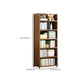 Contemporary Bamboo Bookcase Standard Closed Back Bookshelf with Shelves Clearhalo 'Bookcases' 'furn' 'furn_bookcases' 'Furniture' 'Office Furniture' 6584850