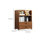 Contemporary Bamboo Bookcase Standard Closed Back Bookshelf with Shelves Clearhalo 'Bookcases' 'furn' 'furn_bookcases' 'Furniture' 'Office Furniture' 6584867