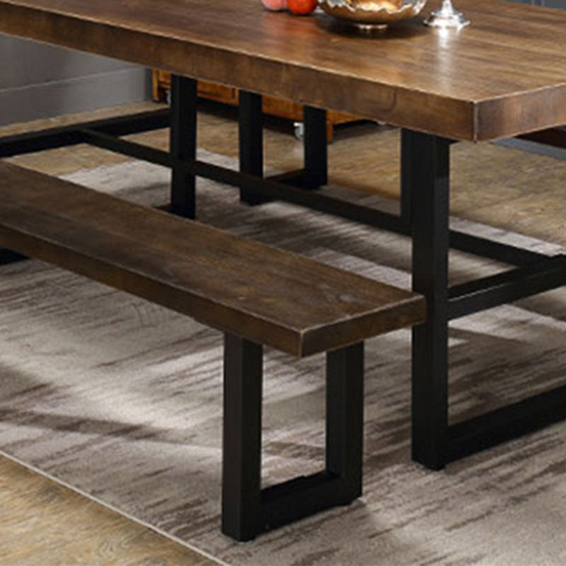 11.7-inch Width Solid Color Seating Bench Mid-Century Modern Rectangle Bench Clearhalo 'Benches' 'Chairs & Seating' 'furn' 'furn_benches' 'Furniture' 'Living Room Furniture' 6585066