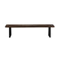 11.7-inch Width Solid Color Seating Bench Mid-Century Modern Rectangle Bench Clearhalo 'Benches' 'Chairs & Seating' 'furn' 'furn_benches' 'Furniture' 'Living Room Furniture' 6585067