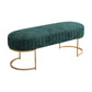 12.48-inch Width Modern Seating Bench Cushioned Metal Entryway Bench Clearhalo 'Benches' 'Chairs & Seating' 'furn' 'furn_benches' 'Furniture' 'Living Room Furniture' 6585086