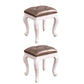 Mid-Century Modern Ottoman Faux Leather Upholstered Tufted Rectangle Ottoman Silver 2 Piece Set White Clearhalo 'furn' 'furn_ottomans_poufs' 'Furniture' 'Living Room Furniture' 'Ottomans & Poufs' 'ottomans_poufs' 6586317