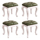 Mid-Century Modern Ottoman Faux Leather Upholstered Tufted Rectangle Ottoman Green 4 Piece Set White Clearhalo 'furn' 'furn_ottomans_poufs' 'Furniture' 'Living Room Furniture' 'Ottomans & Poufs' 'ottomans_poufs' 6586332