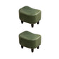 Nailhead Trim Ottoman Leather Special Shape Contrast Color Stain Resistant Ottoman Green 2 Piece Set Clearhalo 'furn' 'furn_ottomans_poufs' 'Furniture' 'Living Room Furniture' 'Ottomans & Poufs' 'ottomans_poufs' 6586379
