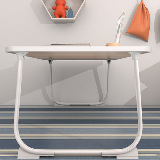 Engineered Wood Contemporary Writing Desk Bedroom Office Desk with White Legs Clearhalo 'furn' 'furn_office_desk' 'Furniture' 'Office Desks' 'Office Furniture' 'office_desk' 6586661