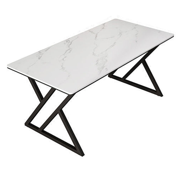 Scrivania da ufficio in pietra industriale 29.53 "scrivania rettangolare alta