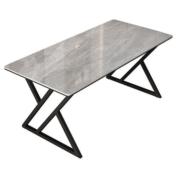 Scrivania da ufficio in pietra industriale 29.53 "scrivania rettangolare alta