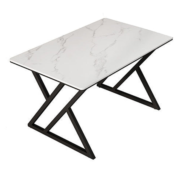 Scrivania da ufficio in pietra industriale 29.53 "scrivania rettangolare alta