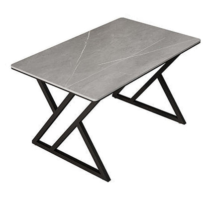 Scrivania da ufficio in pietra industriale 29.53 "scrivania rettangolare alta
