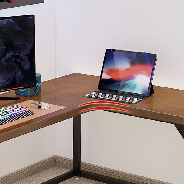 Scrivania di scrittura a casa contemporanea scrivania in legno massiccio con gambe